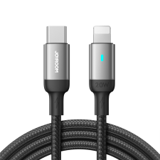 JOYROOM S-CL020A10 PD Lightning 20W 3M Adatkábel - Fekete kábel és adapter
