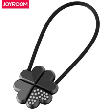 JOYROOM S-L125 Lucky Clover Lightning 0.2M Adatkábel - Fekete mobiltelefon kellék