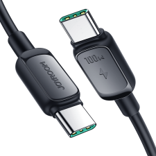 JOYROOM USB C - USB C kábel 100W 1.2m Joyroom S-CC100A14 - Fekete mobiltelefon kellék