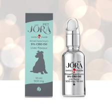 Jōra Pet 5%-os CBD olaj kutyáknak májas ízesítéssel vitamin, táplálékkiegészítő kutyáknak