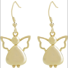 JSB Bijoux Angyalok Swarovski kristályokkal, aranyozott 92400434g (Ag925/1000, 1,3g) (8592661389942) fülbevaló