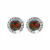 JSB Bijoux Opál Swarovski Vitrail Medium kristálykövekkel 92400040vm (Ag925/1000, 1,4 g)
