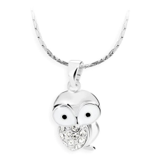JSB Bijoux Swarovski kristállyal díszített baglyos nyaklánc nyaklánc