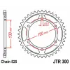 JT SPROCKETS Acél Standard Hátsó Láncsprocket 300 - 525 JT SPROCKETS Kategorizálatlan termékek