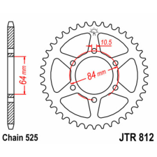 JT SPROCKETS Acél Standard Hátsó Láncszem 812 - 525 egyéb motorkerékpár alkatrész