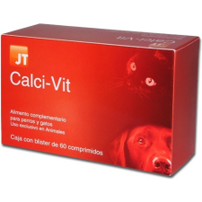 JTPharma Calci-Vit kalcium tabletta 60 db vitamin, táplálékkiegészítő kutyáknak