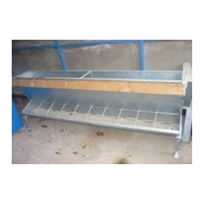 Juh etető mozgató nélkül festett kivitelben, egyoldalas bárány önetető (100 cm) haszonállat felszerelés