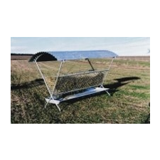  Juh szénarács tetővel tüzihorganyzott kivitelben (200 cm x 70 cm) haszonállat felszerelés