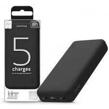 Juice ECO 5 Power Bank univerzális akkumulátor töltő 15000mAh fekete power bank