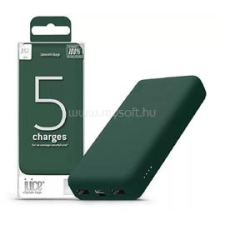 Juice JUI-PBANK-5-ECO-GRN ECO 5 15000mAh 15W zöld powerbank (JU195249) power bank