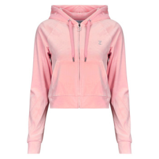 Juicy Couture Melegítő kabátok Madison Classic Velour Hoodie With Juicy  Logo Rózsaszín EU M