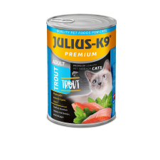  Julius-K9 Adult - Trout konzerv macskáknak 415 g macskaeledel