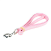 Julius-K9 B:JK9 IDC Lumino-póráz foszforeszkáló, pink, metál karabínerrel, 2m/6.56ft-metal, fogó nélkül