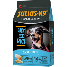 Julius-K9 Hypoallergenic Adult Fish & Rice 3kg kutyaeledel