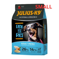 Julius-K9 Hypoallergenic Adult Small Fish & Rice 2x12kg kutyaeledel
