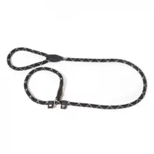 Julius-K9 IDC Retriverpóráz, 12mm*2m, kerek, fekete-fluoreszkáló nyakörv, póráz, hám kutyáknak