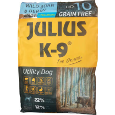 Julius-K9 Julius-K9 GF Hypoallergenic Utility Dog Adult Wild Boar &amp; Berry (2 x 10 kg) 20 kg kutyaeledel