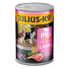  JULIUS – K9 paté lamb – nedveseledel (bárány) felnőtt kutyák részére 400 g kutyaeledel