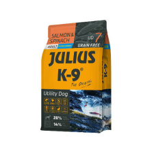 JULIUS-K9 PETFOOD JULIUS-K9 3kg Utility Dog Hypoallergenic Salmon,spinach Adult (lazac,spenót) száraztáp - Felnőtt kutyák részére (3kg) kutyaeledel