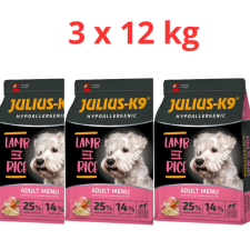 Julius K-9 Adult Hypoallergenic Lamb &amp; Rice 3x12kg kutyaeledel