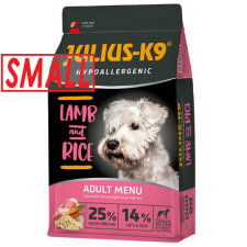Julius K-9 Adult SMALL Hypoallergenic Lamb &amp; Rice 12kg kutyaeledel