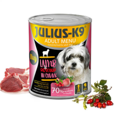 Julius K-9 | Felnőtt kutyáknak | Konzerv | Bárány és csipkebogyó - 800 g kutyaeledel