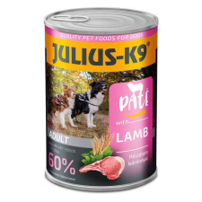 Julius K-9 | Felnőtt kutyáknak | Konzerv | Bárány pástétom - 400 g kutyaeledel