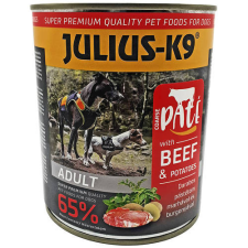 Julius K-9 | Felnőtt kutyáknak | Konzerv | Marha és máj pástétom - 800 g kutyaeledel