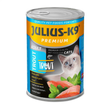 Julius K-9 | Felnőtt macskáknak | Konzerv | Pisztráng - 415 g macskaeledel