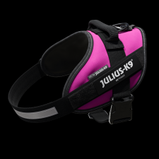 Julius K-9 IDC® Powerhám felirattal, méret 0 sötét pink nyakörv, póráz, hám kutyáknak