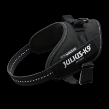  Julius K-9 IDC® Powerhám felirattal, Mini fekete nyakörv, póráz, hám kutyáknak