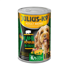 Julius K-9 Julius-K9 konzerv Adult - nedveseledel (vaddal,sütőtökkel) felnőtt kutyák részére (1240g) kutyaeledel