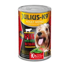 JULIUS K-9 Konzerv Kutya 1240g Marha-Borsó kutyaeledel