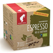 JULIUS MEINL Nespresso Espresso Bio & Fairtrade Komposztálható kapszulák (10x 5,6 g/box) kávé