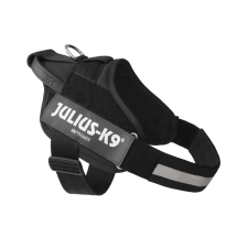 JuliusK9 IDC® STEALTH Powerhám felirattal, méret 3 fekete nyakörv, póráz, hám kutyáknak
