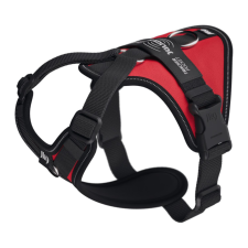 JuliusK9 JK9 Longwalk Light kutyahám okoseszköz-tartó hámfelirattal, piros, méret: XS nyakörv, póráz, hám kutyáknak