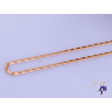  Jullia 50 antiallergén lapos szemes nyaklánc-18k nyaklánc