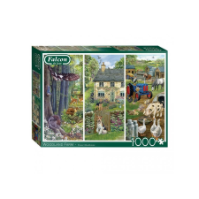 Jumbo Falken puzzle - Erdei farm, 1000 darabos puzzle, kirakós