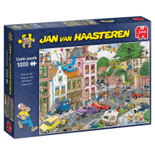 Jumbo Jan van Haasteren Friday the 13th 1000 pcs Kirakós játék 1000 dB Képregény (19069) puzzle, kirakós