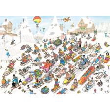 Jumbo puzzle - minden lejtőn lefelé 1000 darab puzzle, kirakós