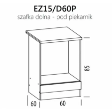  JUNO ELIZA sütőszekrény bútor