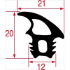 Jura tömítés sütő ajtóhoz 2120 mm