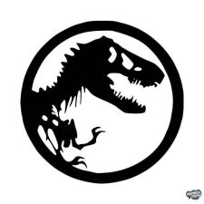  Jurassic Park logó &quot;1&quot; Autómatrica matrica