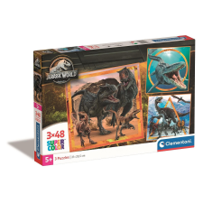 Jurassic World Allosaurus 3x48 db-os puzzle Clementoni puzzle, kirakós
