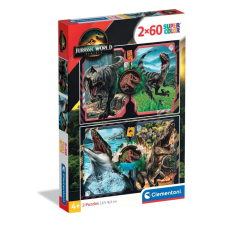 Jurassic World Danger Zone 2x60 db-os puzzle Clementoni puzzle, kirakós