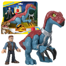  Jurassic World készlet Imaginext figurák Therizinosaurus + Owen játékfigura
