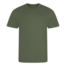 Just Cool JC001 környakas sport férfi póló Just Cool, Earthy Green-XS