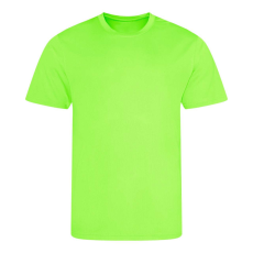 Just Cool JC001 környakas sport férfi póló Just Cool, Electric Green-S