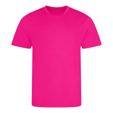 Just Cool JC001 környakas sport férfi póló Just Cool, Hyper Pink-XL