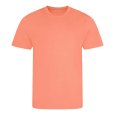 Just Cool JC001 környakas sport férfi póló Just Cool, Peach Sorbet-S